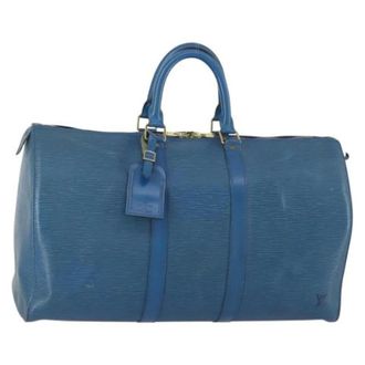 Louis Vuitton Pre-owned Weekend Bags, female, Blue, Size: ONE SIZE Pre-owned Weekend Bag