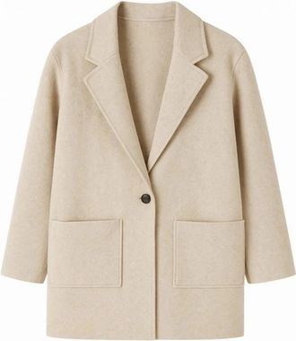 2-Biz Single-Breasted Coats - Dames - Mantel - Beige - S/M - Jassen