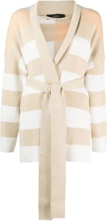 Joseph Beige Kasjmier Katoen Casual Vest - Dames - Vesten - Beige - M - Katoen - Truien & Vesten
