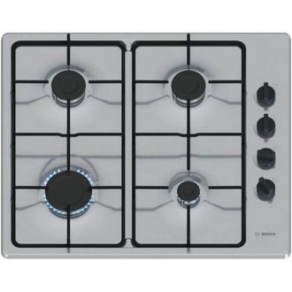 Bosch Pbp6b5k80 Serie 2 - Placa De Gas (4 Fuegos, 60 Cm, Acero Inoxidable)