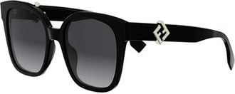 Fendi unisex, Accessoires, Zwart, Maat: 55 MM