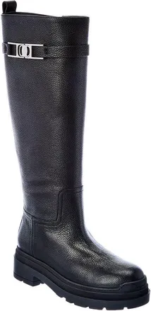 Ferragamo Ferragamo Ryder Leather Knee-High Boot