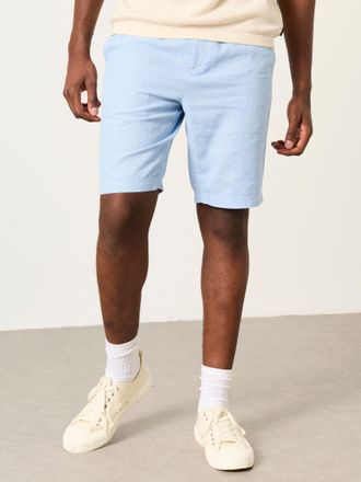 Fat Face FatFace Salcombe Dusky Blue Linen Cotton Shorts