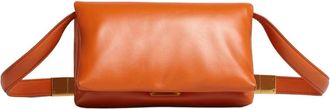 Marni Prisma leren schoudertas - Dames - Schoudertassen - Oranje - ONE Size - Katoen - Tassen