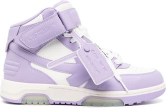 Off-white Out Of Office high-top sneakers - women - Calf Leather/Fabric/Rubber - 36