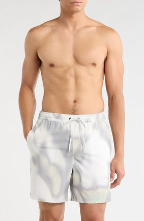 Billabong Tweak Volley Swim Trunks in White at Nordstrom Rack, Size X-Large