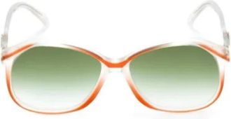 Saint Laurent Pre-owned Acetate sunglasses - Dames - Vintage Accessoires - Wit - ONE Size - Vintage