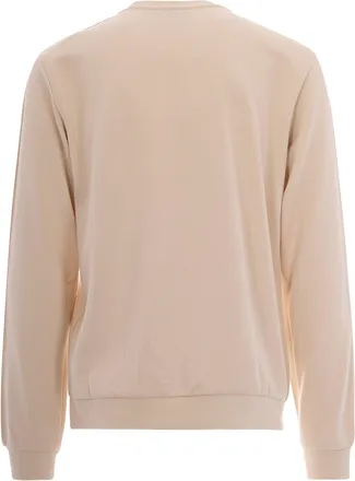Emporio Armani Mens Sweatshirt Logo Interlock Fog Polyester Sweatshirts Sweater