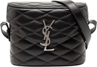 Saint Laurent Pre-owned Cross Body Bags, female, Black, Size: ONE SIZE Pre-owned Vintage Crossbody Bag