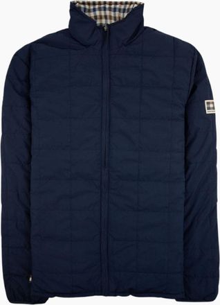 Aquascutum Mens Aquascutum Active Rlg Navy Blue Reversable Jacket - Size: Regular/36