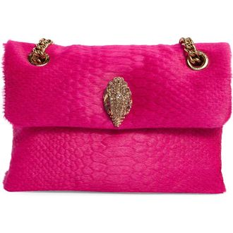 Kurt Geiger Mini Kew Genuine Calf Hair Crossbody Bag in Bright Pink at Nordstrom Rack