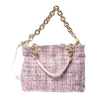 Baldinini Tweed Handbag - Dames - Handtassen - Veelkleurig - ONE Size - Tweed - Tassen