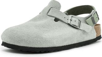 Birkenstock Tokio - Suede Womens Clog/Mule Shoes Pure Sage : EU 42 (US Womens 11-11.5) Narrow