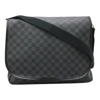 Louis Vuitton Pre-owned Damier Graphite Messenger Bag - Dames - Pre-owned - Zwart - Maat: ONE Size Taf
