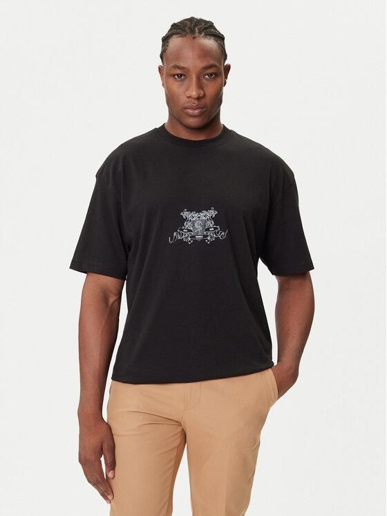 HUGO Herren Oversized T-Shirt - Baumwolle Mit Tier Grafik