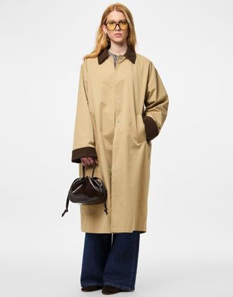 Pieces Giacca color travertino-Marrone