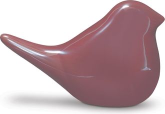 Melrose International Porcelain Bird Figurine (Set of 2) - Brown