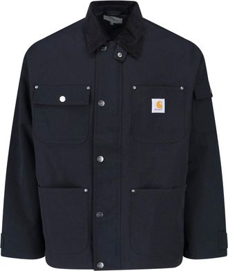Carhartt Work in Progress Black Clapton Structured Four Pocket Jacket