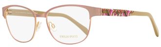 Emilio Pucci EP5016 Oval Acetate Eyeglasses - Pink
