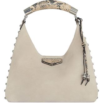 Rebecca Minkoff Nolita Leather Top Handle Tote in Ivory at Nordstrom