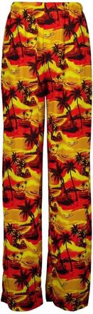 Balenciaga Hawaiian Autopyjama Broek - Dames - Pyjama - Veelkleurig - S - Nachtkleding