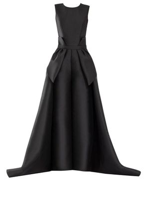Saiid Kobeisy Mikado Classic Jumpsuit With Detachable Overskirt