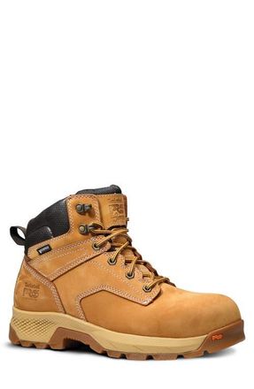 Timberland TiTAN EV 6 Waterproof Composite Toe Work Boot in Wheat at Nordstrom, Size 11.5