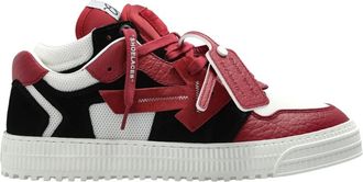 Off-white 3.0 Floating Arrow Sneakers - Heren - Sneakers - Rood - 39 EU - Leer - Schoenen
