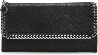 Stella McCartney Falabella Continental Wallet- Black