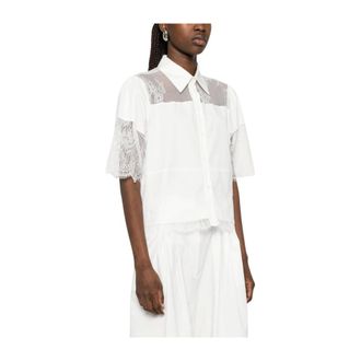 Blugirl Shirts, female, White, Size: L Blugirl Shirts White