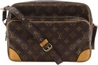 Louis Vuitton Pre-owned Nile Monogram Schoudertas - Dames - Vintage Schoudertas - Bruin - ONE Size - Vintage