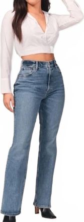 Abercrombie & Fitch Ultra High Rise Vintage Flare Jeans In Blue