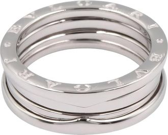 Bulgari 2010s witgouden B.Zero1 ring - Zilver