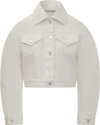 Givenchy White Shirt Collar Jacket