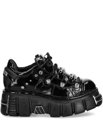 New Rock 60mm platform sneakers - Black