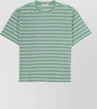 Ymc You Must Create short sleeve crew neck striped shirt