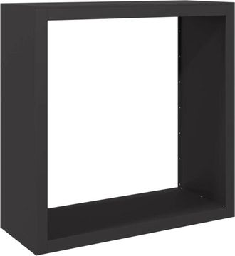 vidaXL Le&ntilde;ero De Acero Negro 100x40x100 Cm Vidaxl