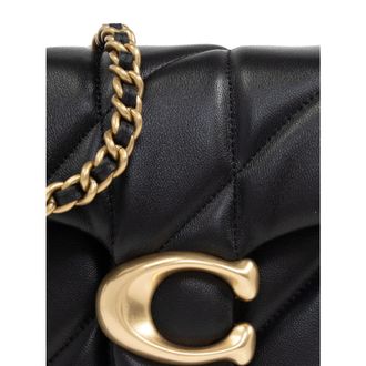 Coach Quilted Nappa Leather Shoulder Bag - Black