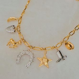 Kar&uuml;n Wild Western Multi Charm Necklace