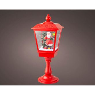 Lumineo Farol Papa Noel Con Movimiento Y M&uacute;sica