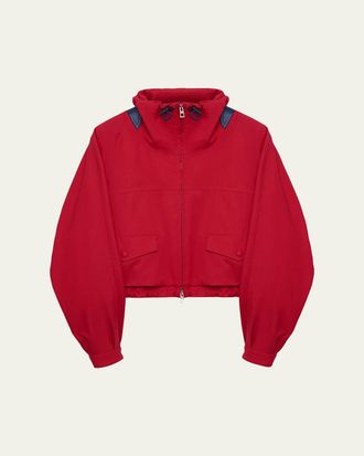 Loewe Lightweight Cropped Technical Jacket