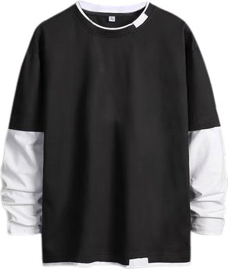 Generic MenS Jumpers White Sweatshirts Work Jumpers For Men Jumper Jumper Cotton Chef Jacket MenS Long Sleeve Tops Shirts Sweatshirts For Men Uk Cotton Outerw