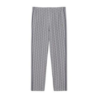 Lacoste Paris Monogram Sweatpants - Heren - Broeken - Grijs - Maat: L Katoen