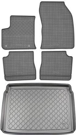 OEM Peugeot E-2008 Suv (5 Puertas) A Partir De Agosto De 2020 Set - Alfombrillas De Goma Para Coche + Alfombrilla Para Maletero