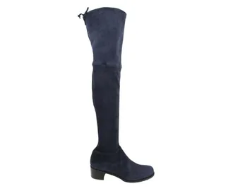Stuart Weitzman Womens Midland Nice Stretch Suede Knee High Boot
