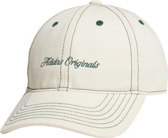 adidas Signature Baseball Cap in Vanilla Yellow/Green at Nordstrom