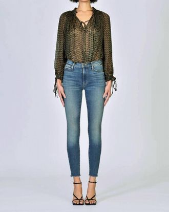 Black Orchid Carmen Ankle Fray Jean In Kiss On Chic