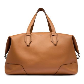 Lancel Charlie Zip Duffle Bag - Dames - Shoppers - Bruin - ONE Size - Leer - Tassen