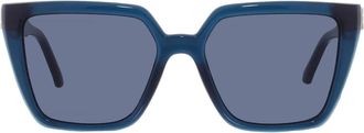 Ferragamo Ferragamo Blue Square Ladies Sunglasses SF2058SE 432 54