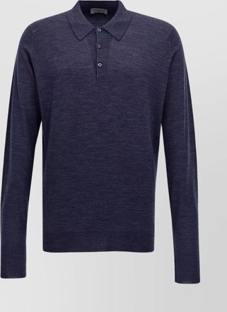 John Smedley dorset long sleeves polo shirt